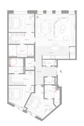 3-BD Apartment Sale, 172.1 sq. m. at Nicole, Nikolskaya Street, 8/1с1, Moscow, Russia #3 3-BD Apartment Sale, 172.1 sq. m. at Nicole, Nikolskaya Street, 8/1с1, Moscow, Russia #3
