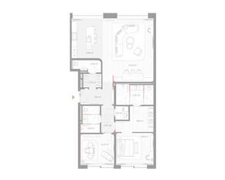 2-BD Apartment Sale, 173.7 sq. m. at Nicole, Nikolskaya Street, 8/1с1, Moscow, Russia #2
