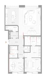 2-BD Apartment Sale, 173.7 sq. m. at Nicole, Nikolskaya Street, 8/1с1, Moscow, Russia #3