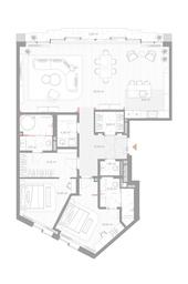 2-BD Apartment Sale, 152.9平方米 at Nicole, Nikolskaya Street, 8/1с1, Moscow, Russia #3 2-BD Apartment Sale, 152.9平方米 at Nicole, Nikolskaya Street, 8/1с1, Moscow, Russia #3