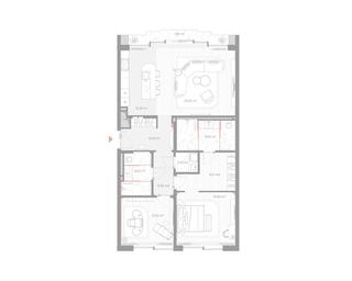 2-BD Apartment Sale, 151平方米 at Nicole, Nikolskaya Street, 8/1с1, Moscow, Russia #2 2-BD Apartment Sale, 151平方米 at Nicole, Nikolskaya Street, 8/1с1, Moscow, Russia #2