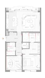 2-BD Apartment Sale, 151平方米 at Nicole, Nikolskaya Street, 8/1с1, Moscow, Russia #4
