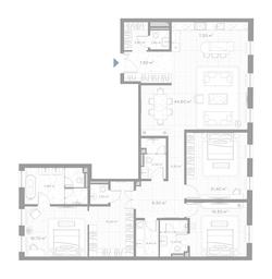 3-BD Apartment Sale, 177.1平方米 at Nicole, Nikolskaya Street, 8/1с1, Moscow, Russia #2 3-BD Apartment Sale, 177.1平方米 at Nicole, Nikolskaya Street, 8/1с1, Moscow, Russia #2
