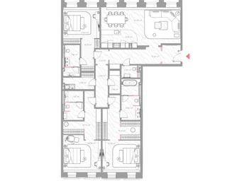 3-BD Apartment Sale, 198.2平方米 at Nicole, Nikolskaya Street, 8/1с1, Moscow, Russia #4