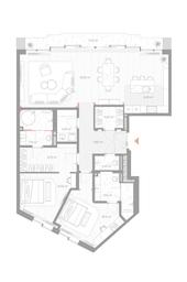 2-BD Apartment Sale, 141.6平方米 at Nicole, Nikolskaya Street, 8/1с1, Moscow, Russia #3 2-BD Apartment Sale, 141.6平方米 at Nicole, Nikolskaya Street, 8/1с1, Moscow, Russia #3