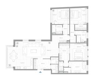 3-BD Apartment Sale, 179.9 sq. m. at Nicole, Nikolskaya Street, 8/1с1, Moscow, Russia #2