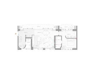 2-BD Apartment Sale, 142平方米 at Nicole, Nikolskaya Street, 8/1с1, Moscow, Russia #2