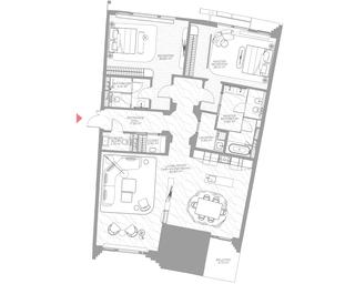 2-BD Apartment Sale, 167.9 sq. m. at Nicole, Nikolskaya Street, 8/1с1, Moscow, Russia #2 2-BD Apartment Sale, 167.9 sq. m. at Nicole, Nikolskaya Street, 8/1с1, Moscow, Russia #2