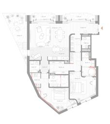 2-BD Apartment Sale, 149.4平方米 at Nicole, Nikolskaya Street, 8/1с1, Moscow, Russia #3 2-BD Apartment Sale, 149.4平方米 at Nicole, Nikolskaya Street, 8/1с1, Moscow, Russia #3
