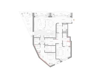 2-BD Apartment Sale, 149.4平方米 at Nicole, Nikolskaya Street, 8/1с1, Moscow, Russia #2 2-BD Apartment Sale, 149.4平方米 at Nicole, Nikolskaya Street, 8/1с1, Moscow, Russia #2
