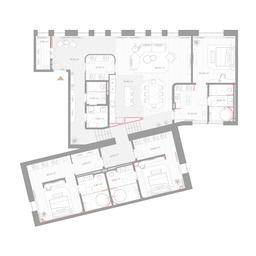 3-BD Apartment Sale, 241.9 sq. m. at Nicole, Nikolskaya Street, 8/1с1, Moscow, Russia #4