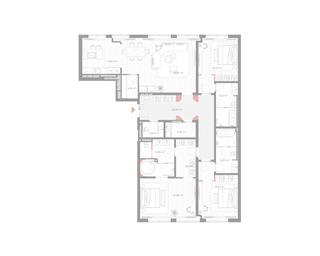 3-BD Apartment Sale, 187 sq. m. at Nicole, Nikolskaya Street, 8/1с1, Moscow, Russia #2