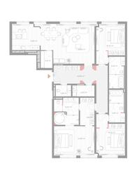 3-BD Apartment Sale, 187 sq. m. at Nicole, Nikolskaya Street, 8/1с1, Moscow, Russia #4