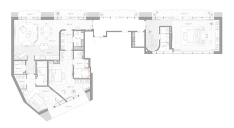 2-BD Apartment Sale, 130.4 sq. m. at Nicole, Nikolskaya Street, 8/1с1, Moscow, Russia #3 2-BD Apartment Sale, 130.4 sq. m. at Nicole, Nikolskaya Street, 8/1с1, Moscow, Russia #3