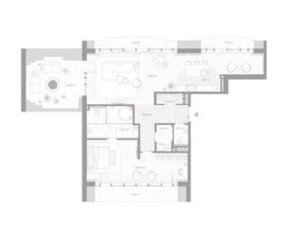 1-BD Apartment Sale, 124.2 sq. m. at Nicole, Nikolskaya Street, 8/1с1, Moscow, Russia #2