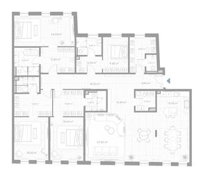 4-BD Apartment Sale, 264.3平方米 at Nicole, Nikolskaya Street, 8/1с1, Moscow, Russia #2 4-BD Apartment Sale, 264.3平方米 at Nicole, Nikolskaya Street, 8/1с1, Moscow, Russia #2