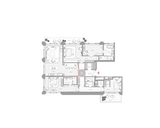 3-BD Apartment Sale, 204.7平方米 at Nicole, Nikolskaya Street, 8/1с1, Moscow, Russia #4