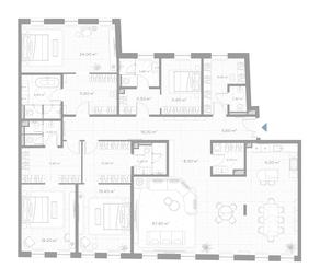 Продажа 4-комн. квартиры, 263,8 м² в ЖК «Nicole», Никольская улица, 8/1с1, Москва, Россия #3 Продажа 4-комн. квартиры, 263,8 м² в ЖК «Nicole», Никольская улица, 8/1с1, Москва, Россия #3