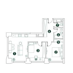 2-BD Apartment Sale, 61.6 sq. m. at Very, Botanicheskaya Street, 29, Moscow, Russia #2 2-BD Apartment Sale, 61.6 sq. m. at Very, Botanicheskaya Street, 29, Moscow, Russia #2