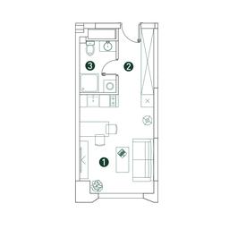 Apartment Sale, 25.8 sq. m. at Very, Botanicheskaya Street, 29, Moscow, Russia #2 Apartment Sale, 25.8 sq. m. at Very, Botanicheskaya Street, 29, Moscow, Russia #2