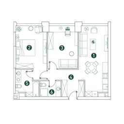 2-BD Apartment Sale, 75.9 sq. m. at Very, Botanicheskaya Street, 29, Moscow, Russia #2 2-BD Apartment Sale, 75.9 sq. m. at Very, Botanicheskaya Street, 29, Moscow, Russia #2