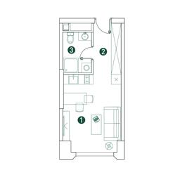 Apartment Sale, 25.7平方米 at Very, Botanicheskaya Street, 29, Moscow, Russia #2 Apartment Sale, 25.7平方米 at Very, Botanicheskaya Street, 29, Moscow, Russia #2