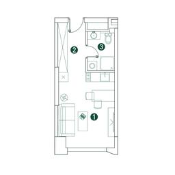 Apartment Sale, 25.9 sq. m. at Very, Botanicheskaya Street, 29, Moscow, Russia #2 Apartment Sale, 25.9 sq. m. at Very, Botanicheskaya Street, 29, Moscow, Russia #2