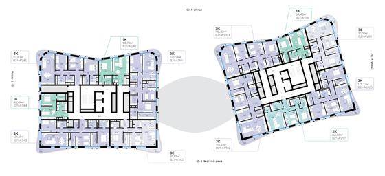 3-BD Apartment Sale, 126.54 sq. m. at SberCity, zhiloy kompleks Sbersiti, Rublyovo-Arkhangelskoye Microdistrict, Moscow, Russia #3 3-BD Apartment Sale, 126.54 sq. m. at SberCity, zhiloy kompleks Sbersiti, Rublyovo-Arkhangelskoye Microdistrict, Moscow, Russia #3