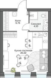 Apartment Sale, 29.86 sq. m. at Dom na naberezhnoy INSIDER (Insayder), Avtozavodskaya Street, Moscow, Russia #2 Apartment Sale, 29.86 sq. m. at Dom na naberezhnoy INSIDER (Insayder), Avtozavodskaya Street, Moscow, Russia #2