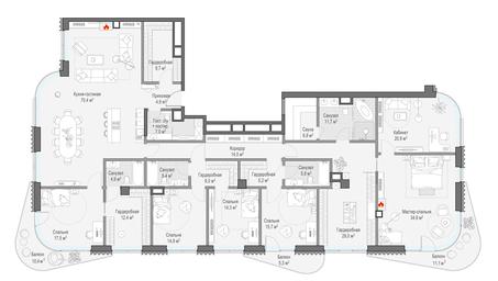 Продажа 5-комн. квартиры, 317,4 м² в ЖК «Дом Лаврушинский», Лаврушинский переулок, 11к1, Москва, Россия #2 Продажа 5-комн. квартиры, 317,4 м² в ЖК «Дом Лаврушинский», Лаврушинский переулок, 11к1, Москва, Россия #2
