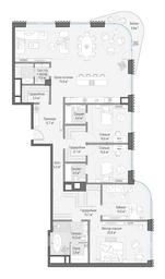 5-BD Apartment Sale, 227 sq. m. at Lavrushinskiy, Lavrushinsky Lane, 11к1, Moscow, Russia #4