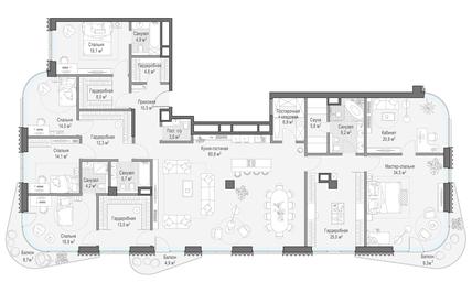 Продажа 5-комн. квартиры, 316,8 м² в ЖК «Дом Лаврушинский», Лаврушинский переулок, 11к1, Москва, Россия #2 Продажа 5-комн. квартиры, 316,8 м² в ЖК «Дом Лаврушинский», Лаврушинский переулок, 11к1, Москва, Россия #2
