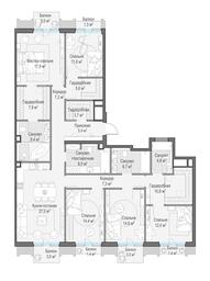 4-BD Apartment Sale, 181.3平方米 at Tishinskiy bulvar, Gruzinsky Val Street, 10, Moscow, Russia #2
