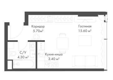 Продажа квартиры, 29 м² в ЖК «Слава (Slava)», Ленинградский проспект, 8с10, Москва, Россия #3 Продажа квартиры, 29 м² в ЖК «Слава (Slava)», Ленинградский проспект, 8с10, Москва, Россия #3