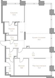 Продажа 2-комн. квартиры, 113,7 м² в ЖК «Коллекция Лужники (Luzhniki Collection)», Лужнецкая набережная, 2/4с17, Москва, Россия #2 Продажа 2-комн. квартиры, 113,7 м² в ЖК «Коллекция Лужники (Luzhniki Collection)», Лужнецкая набережная, 2/4с17, Москва, Россия #2
