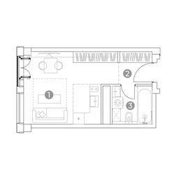 Apartment Sale, 24.5平方米 at Emotion, 2nd Silikatny Drive, 8, Moscow, Russia #2 Apartment Sale, 24.5平方米 at Emotion, 2nd Silikatny Drive, 8, Moscow, Russia #2