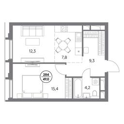 Продажа 2-комн. квартиры, 49 м² в ЖК «Дом56», улица Фридриха Энгельса, 56с1, Москва, Россия #3 Продажа 2-комн. квартиры, 49 м² в ЖК «Дом56», улица Фридриха Энгельса, 56с1, Москва, Россия #3
