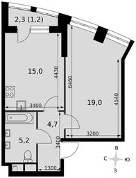 1-BD Apartment Sale, 45平方米 at Sydney City, Shenogina Street, 2, Moscow, Russia #2 1-BD Apartment Sale, 45平方米 at Sydney City, Shenogina Street, 2, Moscow, Russia #2