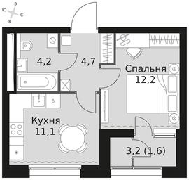 1-BD Apartment Sale, 33.8 sq. m. at Sky Garden, Stroitelny Drive, 9с6, Moscow, Russia #3 1-BD Apartment Sale, 33.8 sq. m. at Sky Garden, Stroitelny Drive, 9с6, Moscow, Russia #3