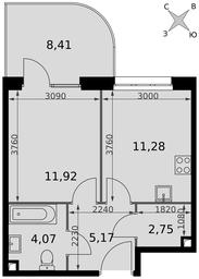 1-BD Apartment Sale, 43.6 sq. m. at Dvizhenie. Govorovo, Центральная улица, 47, деревня Говорово, поселение Московский, Москва, Россия #2 1-BD Apartment Sale, 43.6 sq. m. at Dvizhenie. Govorovo, Центральная улица, 47, деревня Говорово, поселение Московский, Москва, Россия #2