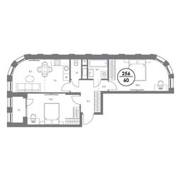 3-BD Apartment Sale, 60 sq. m. at Admiral, Shosseynaya Street, 4А, Moscow, Russia #2 3-BD Apartment Sale, 60 sq. m. at Admiral, Shosseynaya Street, 4А, Moscow, Russia #2