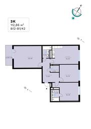 3-BD Apartment Sale, 112.86 sq. m. at SberCity, zhiloy kompleks Sbersiti, Rublyovo-Arkhangelskoye Microdistrict, Moscow, Russia #4