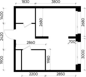 Apartment Sale, 31.4 sq. m. at Peredelkino Blizhnee, Korneya Chukovskogo Street, 1, Vnukovskoye Settlement, Moscow, Russia #3 Apartment Sale, 31.4 sq. m. at Peredelkino Blizhnee, Korneya Chukovskogo Street, 1, Vnukovskoye Settlement, Moscow, Russia #3