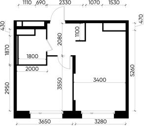Apartment Sale, 37.3 sq. m. at Peredelkino Blizhnee, Korneya Chukovskogo Street, 1, Vnukovskoye Settlement, Moscow, Russia #3 Apartment Sale, 37.3 sq. m. at Peredelkino Blizhnee, Korneya Chukovskogo Street, 1, Vnukovskoye Settlement, Moscow, Russia #3