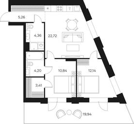 2-BD Apartment Sale, 66.8 sq. m. at Forst, Avtozavodskaya Street, 24, Moscow, Russia #2 2-BD Apartment Sale, 66.8 sq. m. at Forst, Avtozavodskaya Street, 24, Moscow, Russia #2