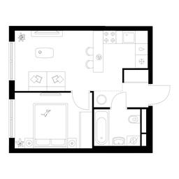 1-BD Apartment Sale, 32.38 sq. m. at Ilinskie Luga, Zapovednaya Street, 1, posyolok Ilyinskoye-Usovo, Krasnogorsk City District, Moscow Region, Russia #2 1-BD Apartment Sale, 32.38 sq. m. at Ilinskie Luga, Zapovednaya Street, 1, posyolok Ilyinskoye-Usovo, Krasnogorsk City District, Moscow Region, Russia #2
