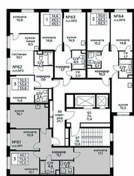2-BD Apartment Sale, 75平方米 at Tsvetochnye Poliany, kvartal № 23, Filimonkovskoye Municipal Formation, Moscow, Russia #4
