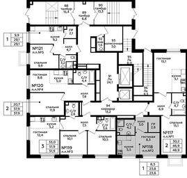 Apartment Sale, 23.9平方米 at Eko Bunino, prospekt Kuprina, 34к1, Sosenskoye Settlement, Moscow, Russia #4