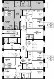 2-BD Apartment Sale, 68.9 sq. m. at Eko Bunino, prospekt Kuprina, 34к1, Sosenskoye Settlement, Moscow, Russia #3