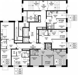 2-BD Apartment Sale, 51.4 sq. m. at Eko Bunino, prospekt Kuprina, 34к1, Sosenskoye Settlement, Moscow, Russia #3 2-BD Apartment Sale, 51.4 sq. m. at Eko Bunino, prospekt Kuprina, 34к1, Sosenskoye Settlement, Moscow, Russia #3